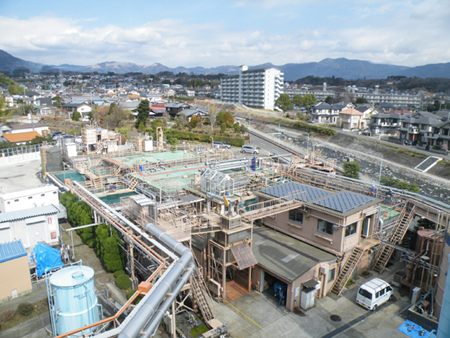 The view of our equipments for wastewater treatment